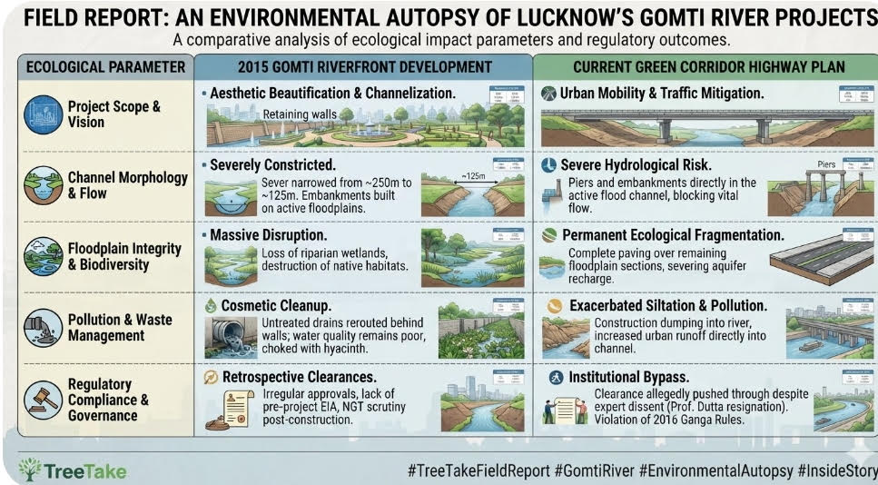 Systemic Collapse in the Ganga Basin: The Bureaucratic Assault on Lucknow’s Gomti Floodplains